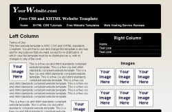 free css and xhtml website template