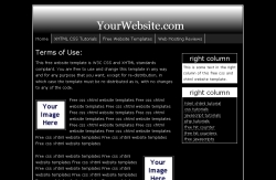 free css and xhtml website template
