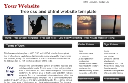 free css xhtml website template