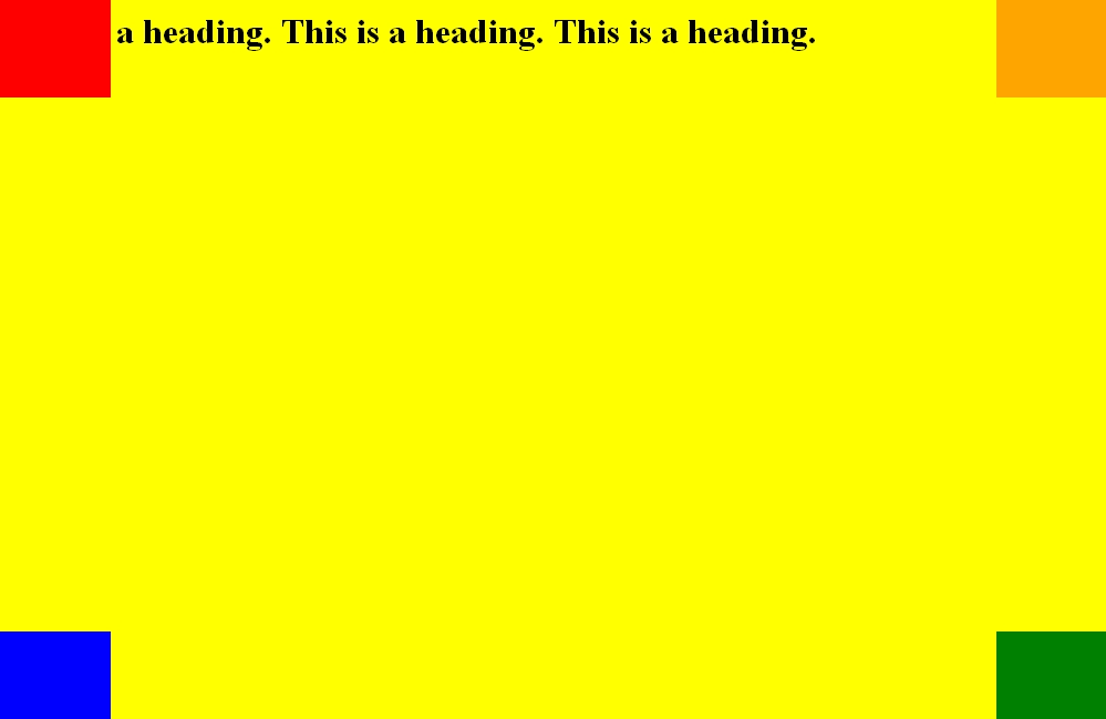 css positioning tutorial example by web development tutorials.com